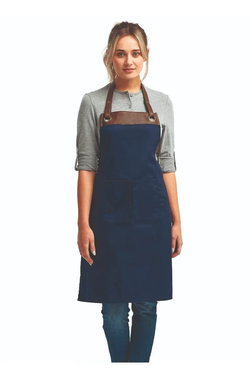 Espresso Adjustable Bib Apron (2 Pockets)