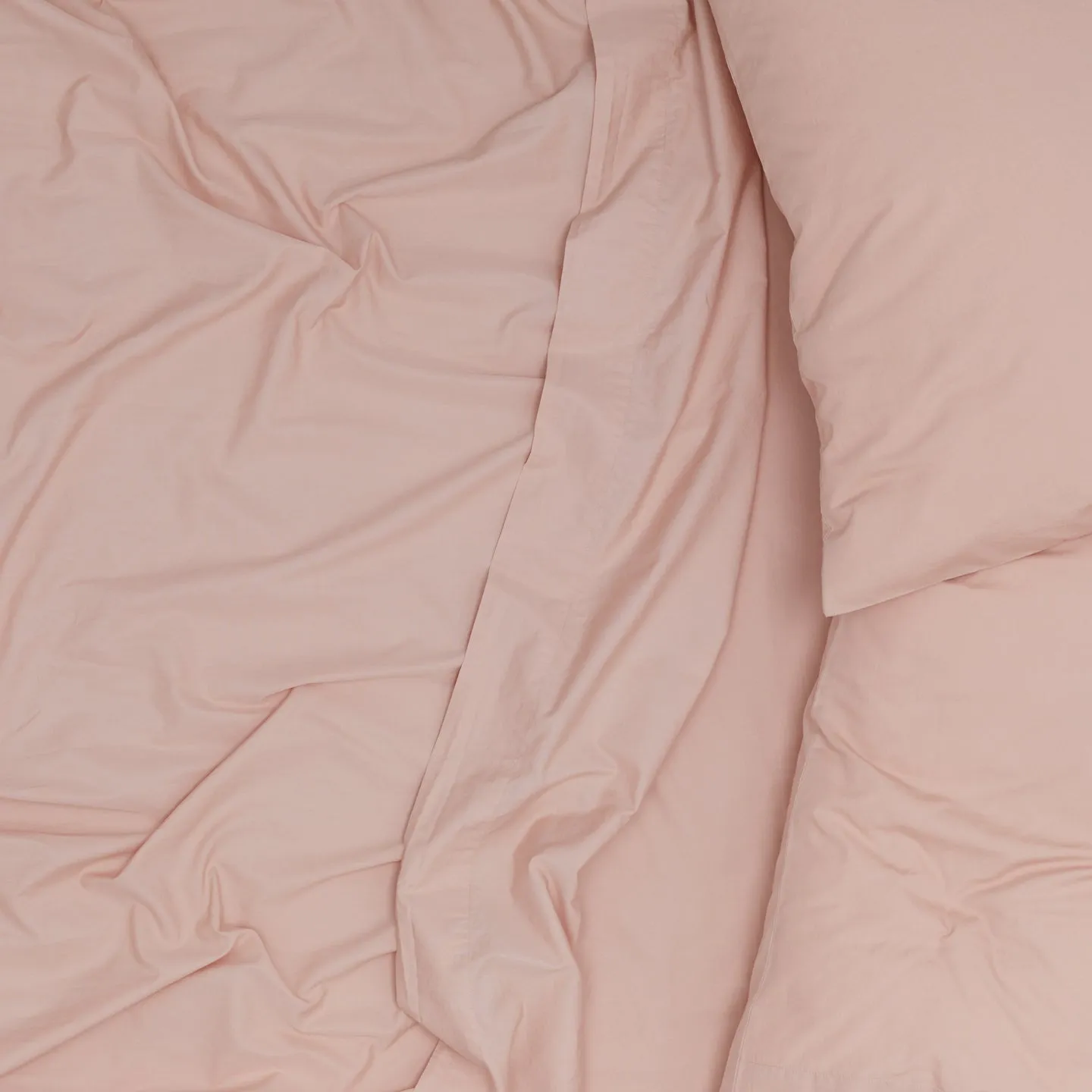 Essential Percale Sheet Set - Blush