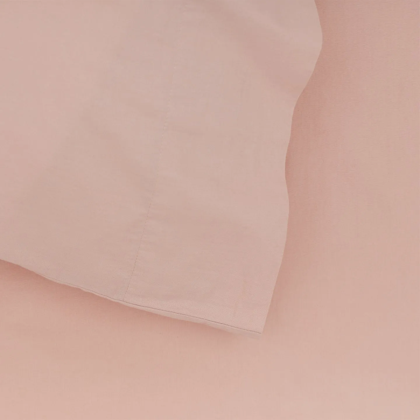 Essential Percale Sheet Set - Blush