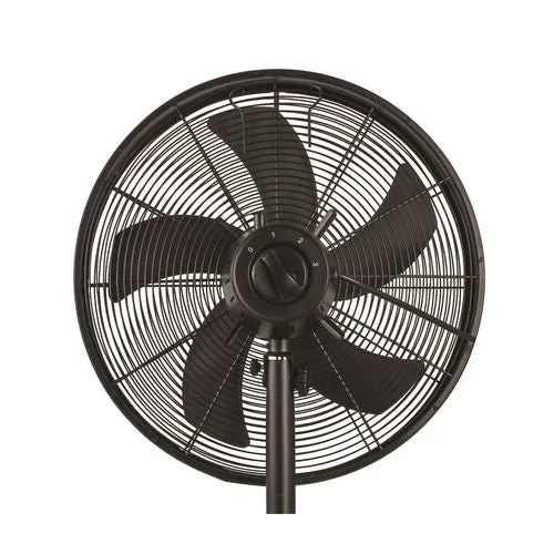 Fans Euromatic 40cm Matte Black Drum Pedestal Fan