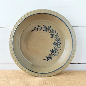 Farm Floral Deep Dish Pie Plate