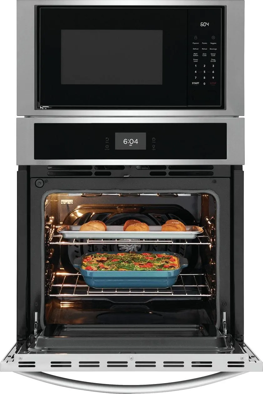 FCWM2727AS Frigidaire 27" Electric Wall Oven and Microwave Combination