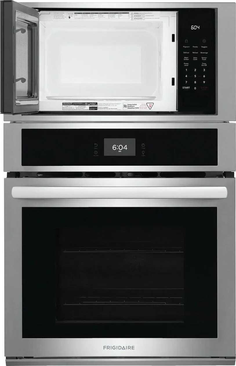 FCWM2727AS Frigidaire 27" Electric Wall Oven and Microwave Combination