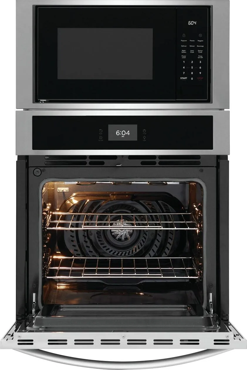 FCWM2727AS Frigidaire 27" Electric Wall Oven and Microwave Combination