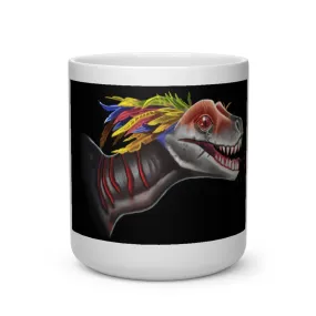 Feathered Raptor Heart Shape Mug