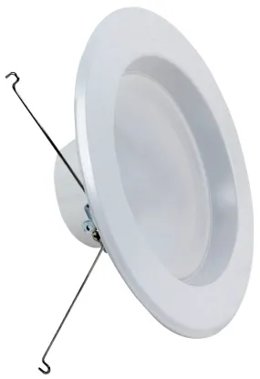 Feit Electric LEDR56/950CA Recessed Downlight, 12.3 W, 120 V, LED Lamp, Aluminum :EA: QUANTITY: 6