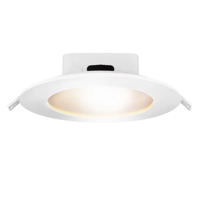 Feit Enhance Warm White 7 in. W Aluminum LED Dimmable Recessed J-Box Downlight 12 W