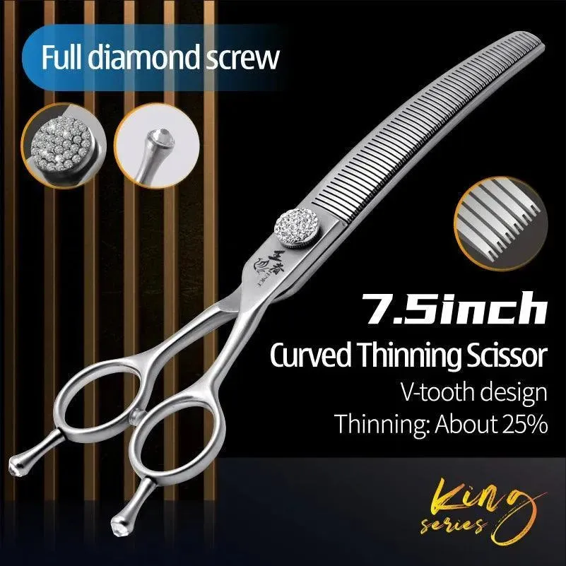 Fenice Curved Grooming Shears 7.0/7.5 inch