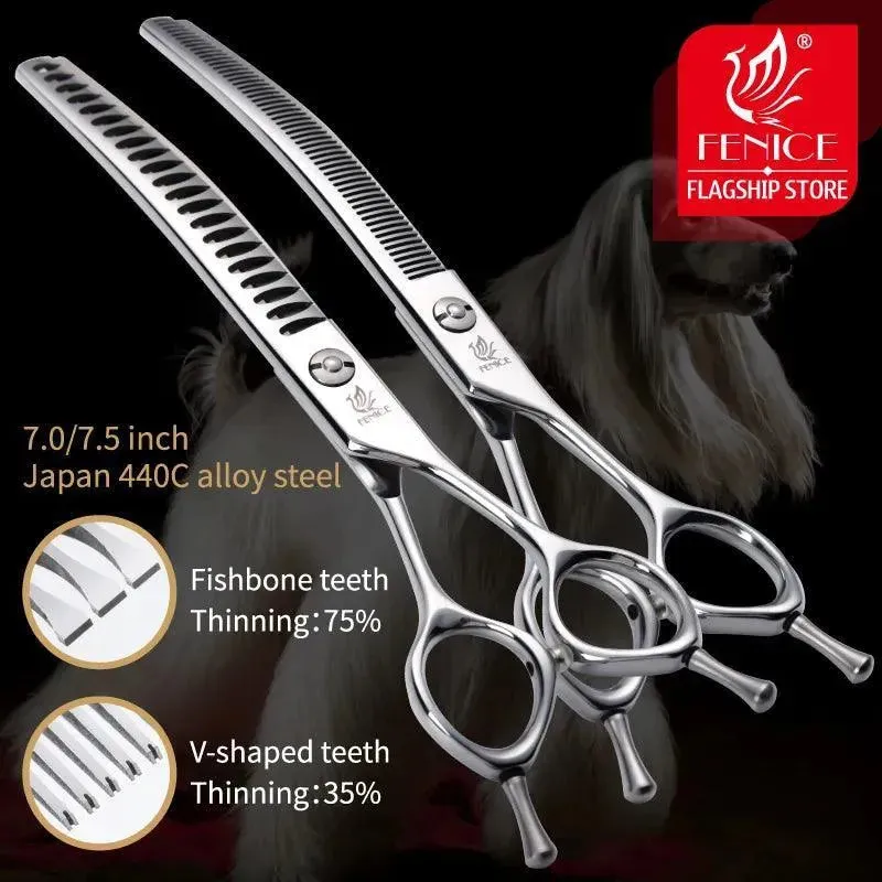 Fenice Curved Grooming Shears 7.0/7.5 inch