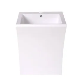 Fresca FCB5024WH Quadro 23" White Pedestal Sink