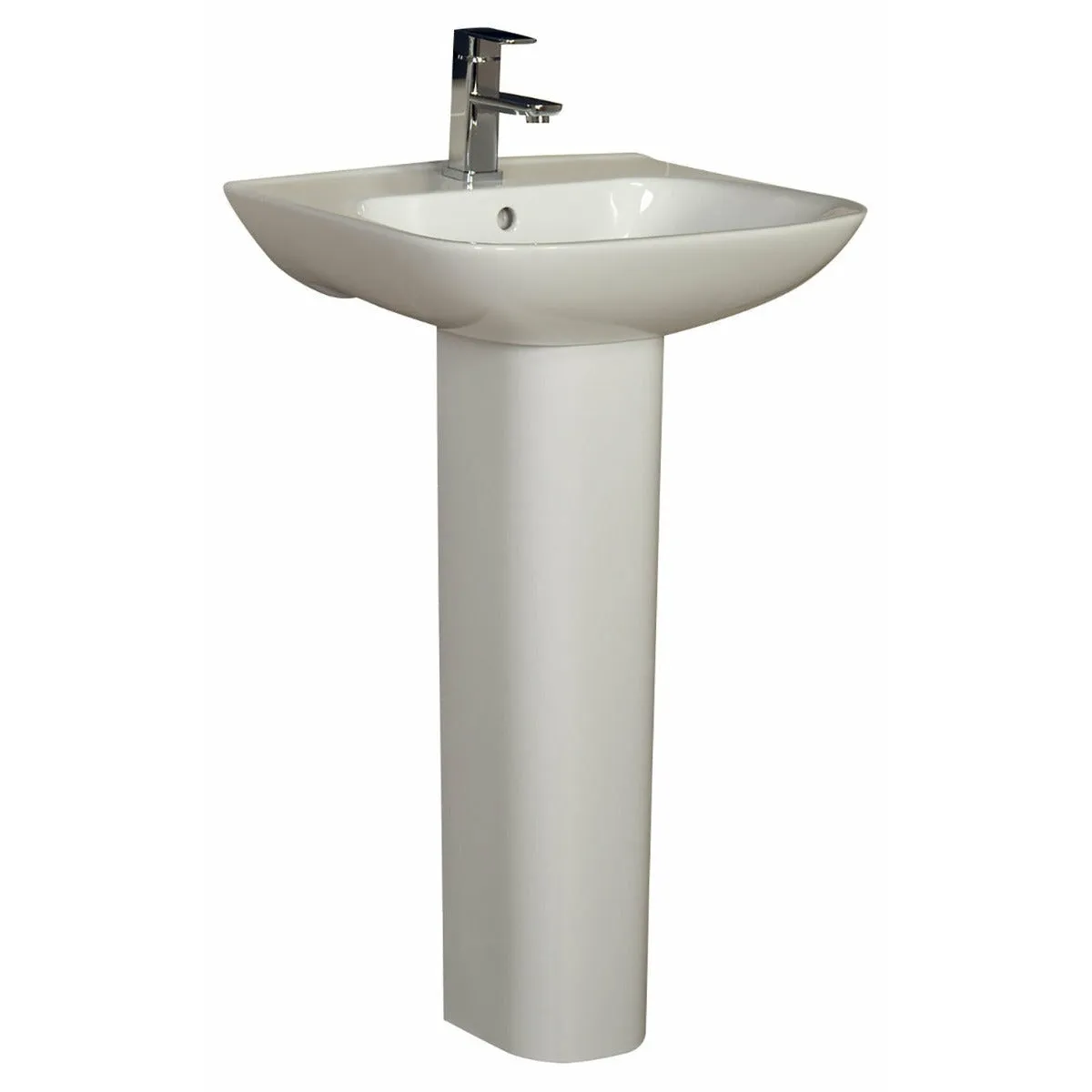 Frontline White Origin 62 Full Pedestal Basin