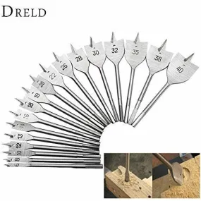 Generic 16mm : 1Pc 6mm-40mm Woodworking Tools Titanium Coated Spade Flat Head Wood Boring Drill Bits Power Tools for Hand Drill Wood Drilling