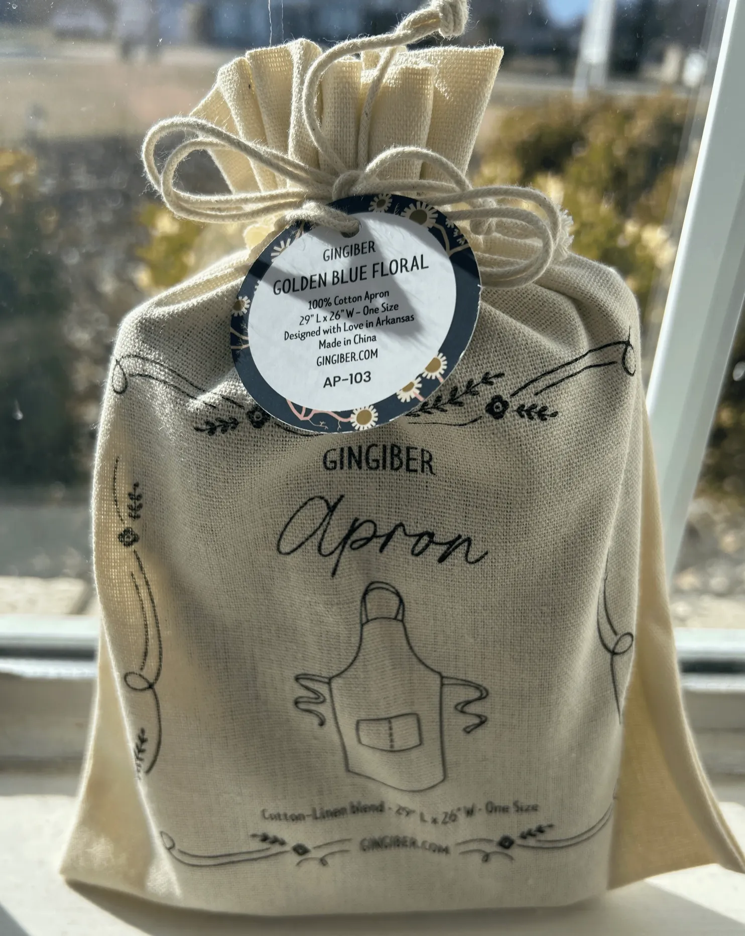 Gingiber Apron - Calico Flowers