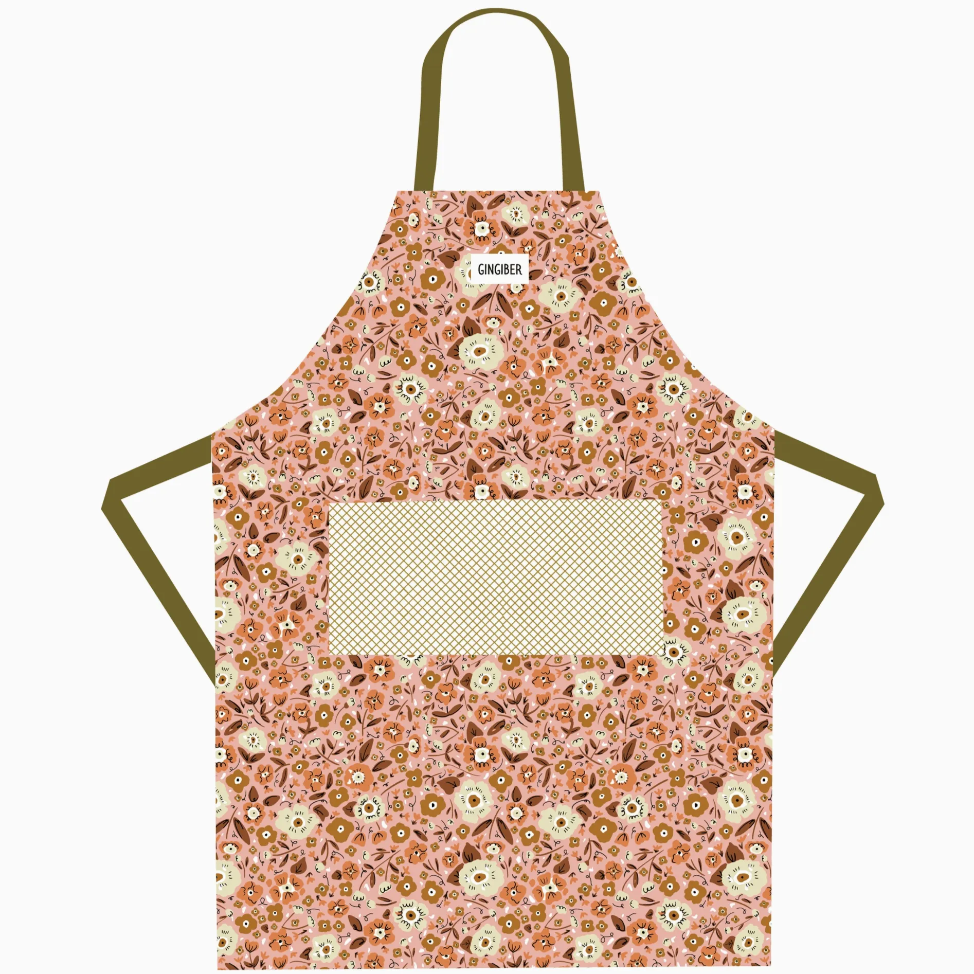 Gingiber Apron - Calico Flowers