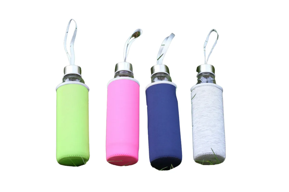 Glass Travel Water Bottle