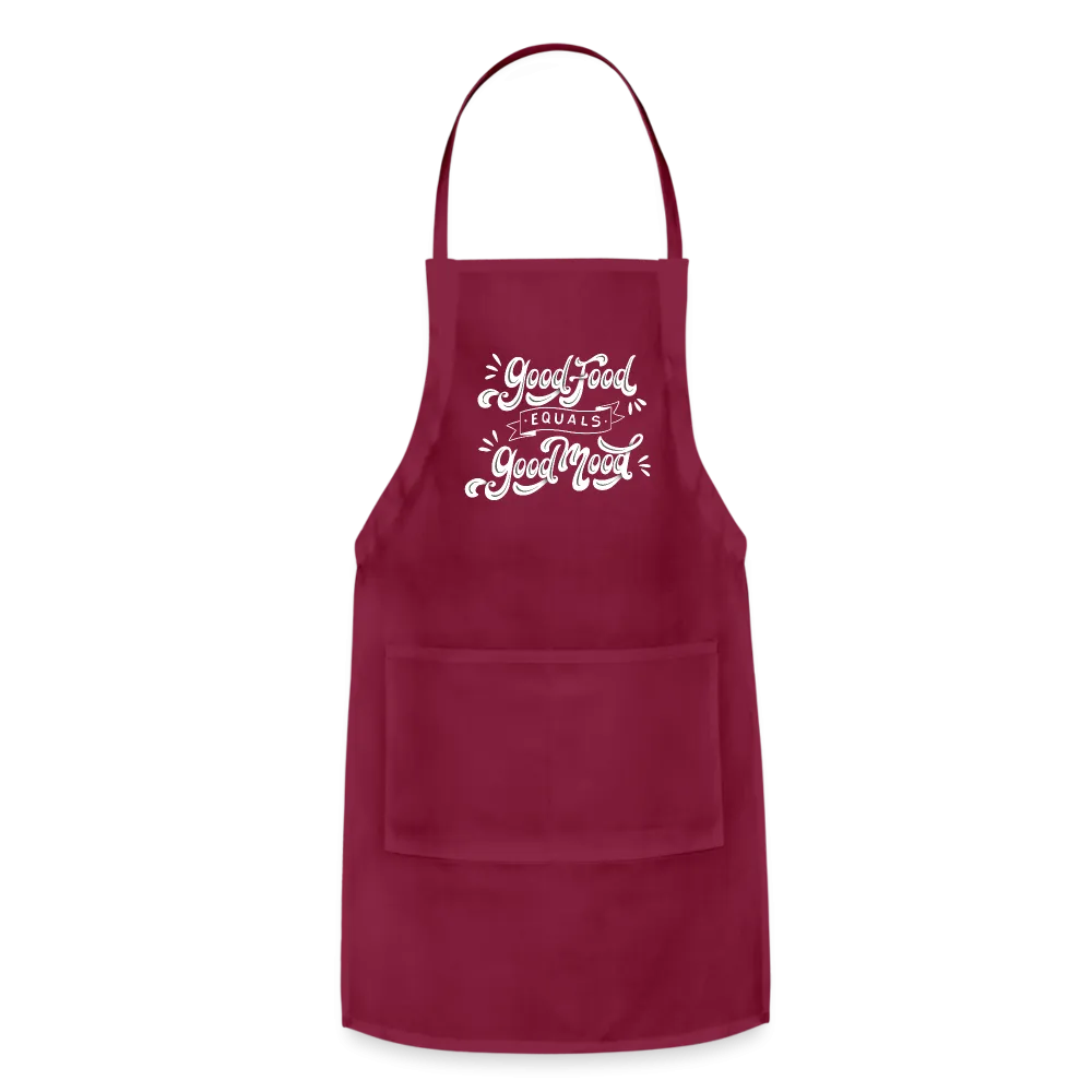 Good Food Good Mood - Adjustable Apron