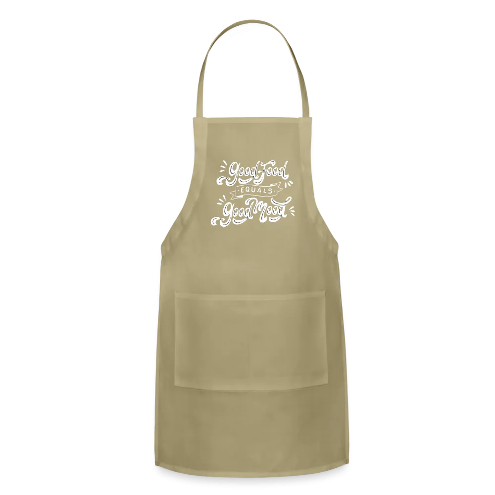 Good Food Good Mood - Adjustable Apron