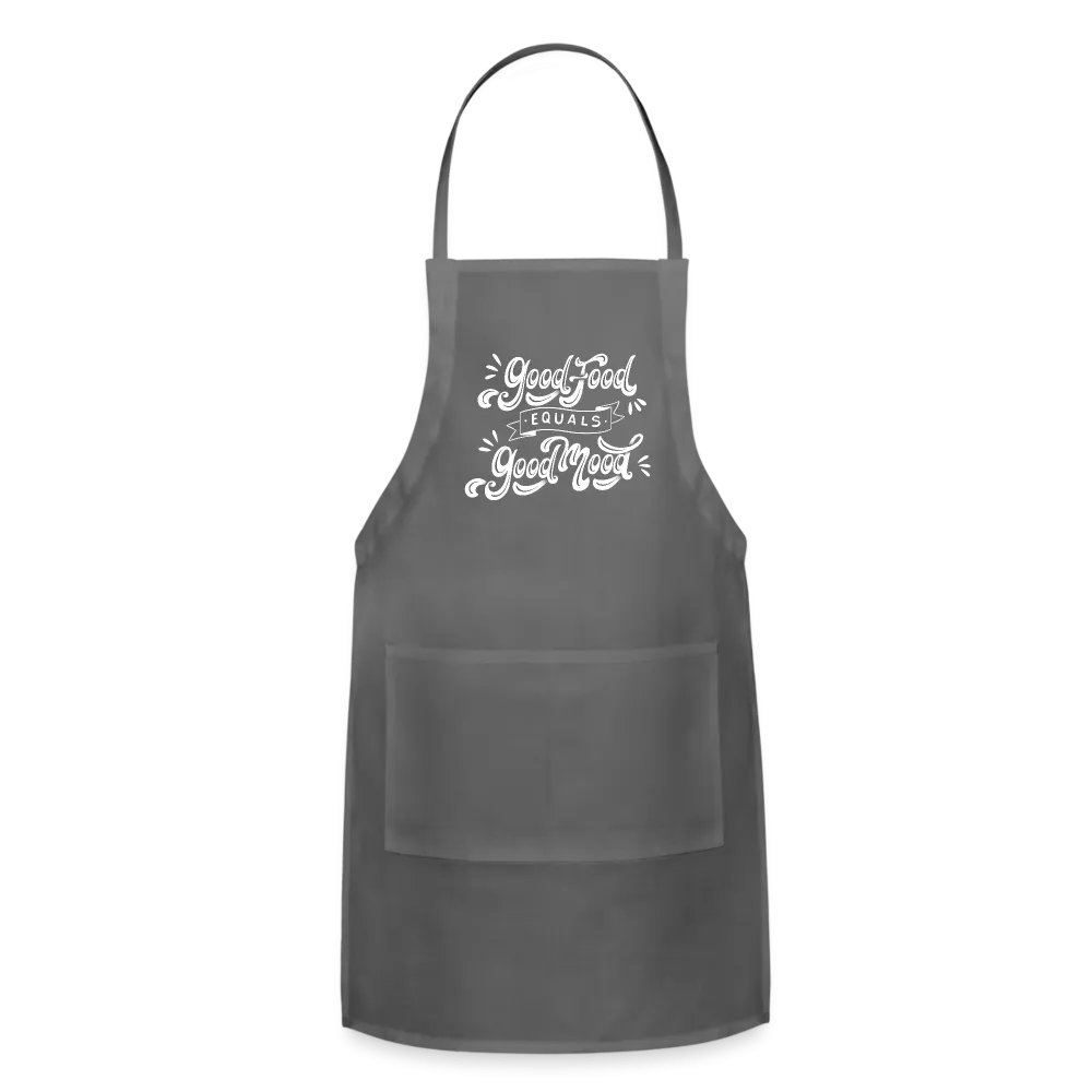 Good Food Good Mood - Adjustable Apron