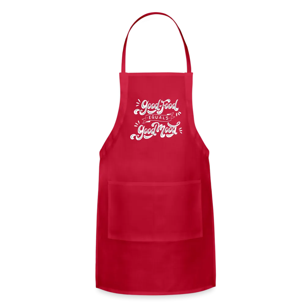 Good Food Good Mood - Adjustable Apron