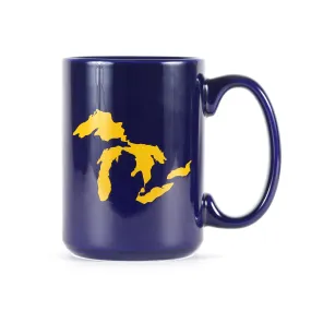 Great Lakes Coffee Mug (Maize/Blue)