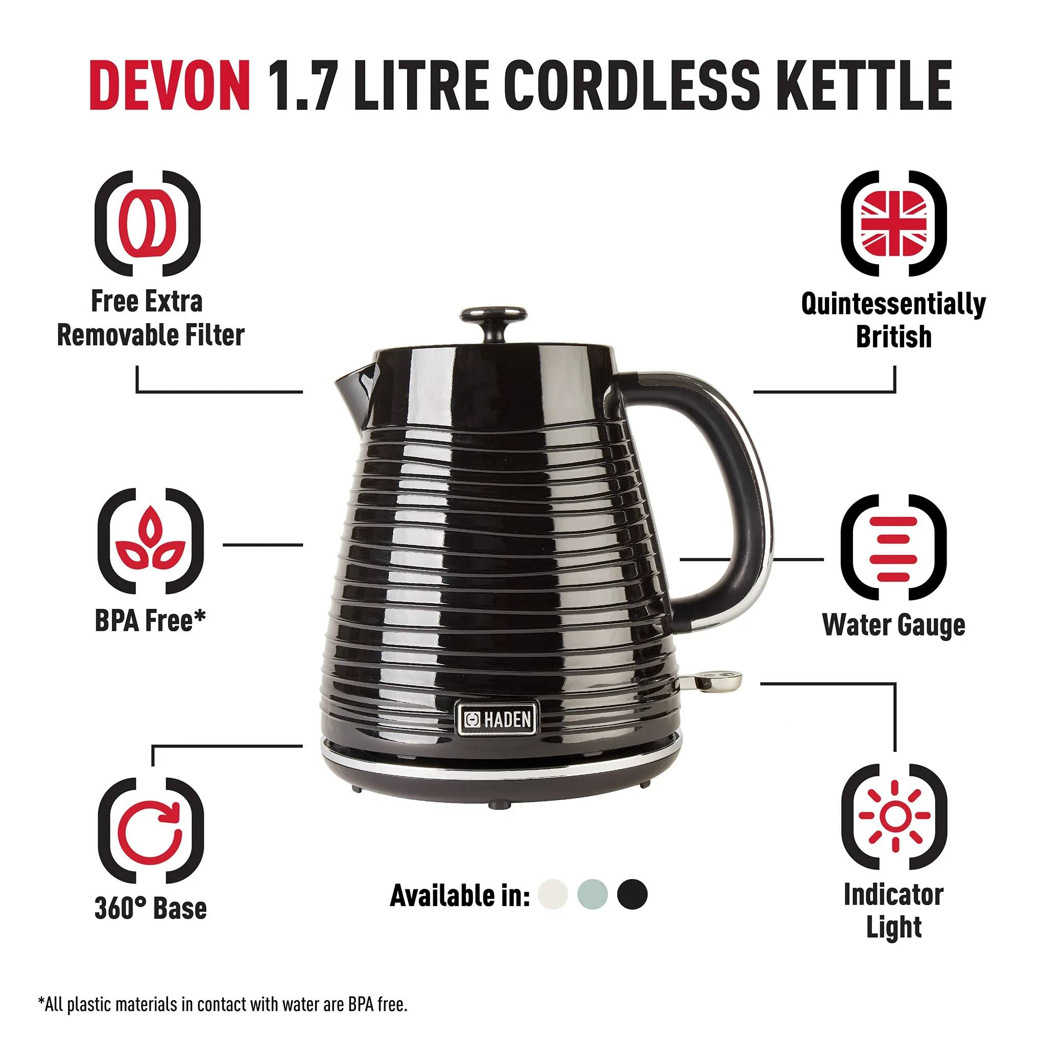 Haden Devon Black Kettle