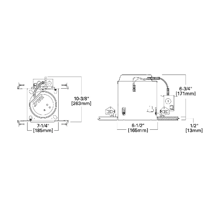 Halo E750ICAT 6" Recessed LED New Construction Housing