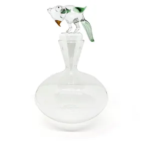 Handblown Glass Parrot Decanter, 33cm