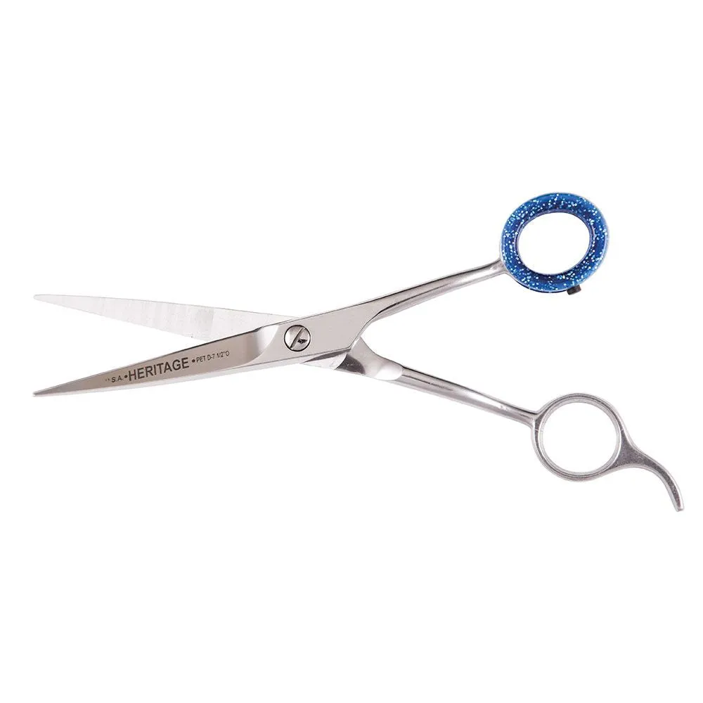 Heritage Cutlery D75-O 7-1/2'' Pet Grooming Scissor / Offset Handle