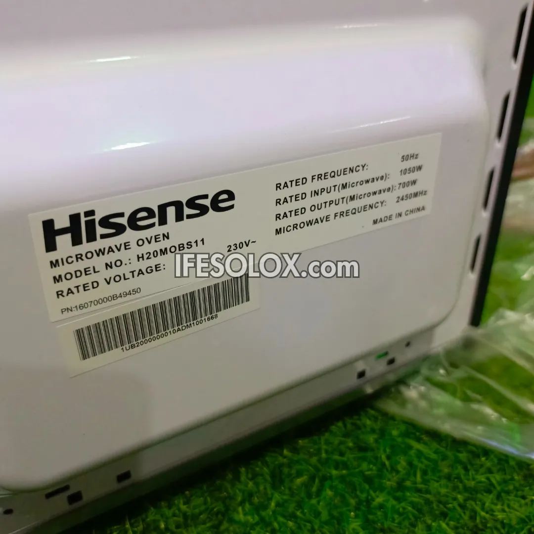 Hisense H20MOBS11 700W 20L Microwave Oven - Brand New