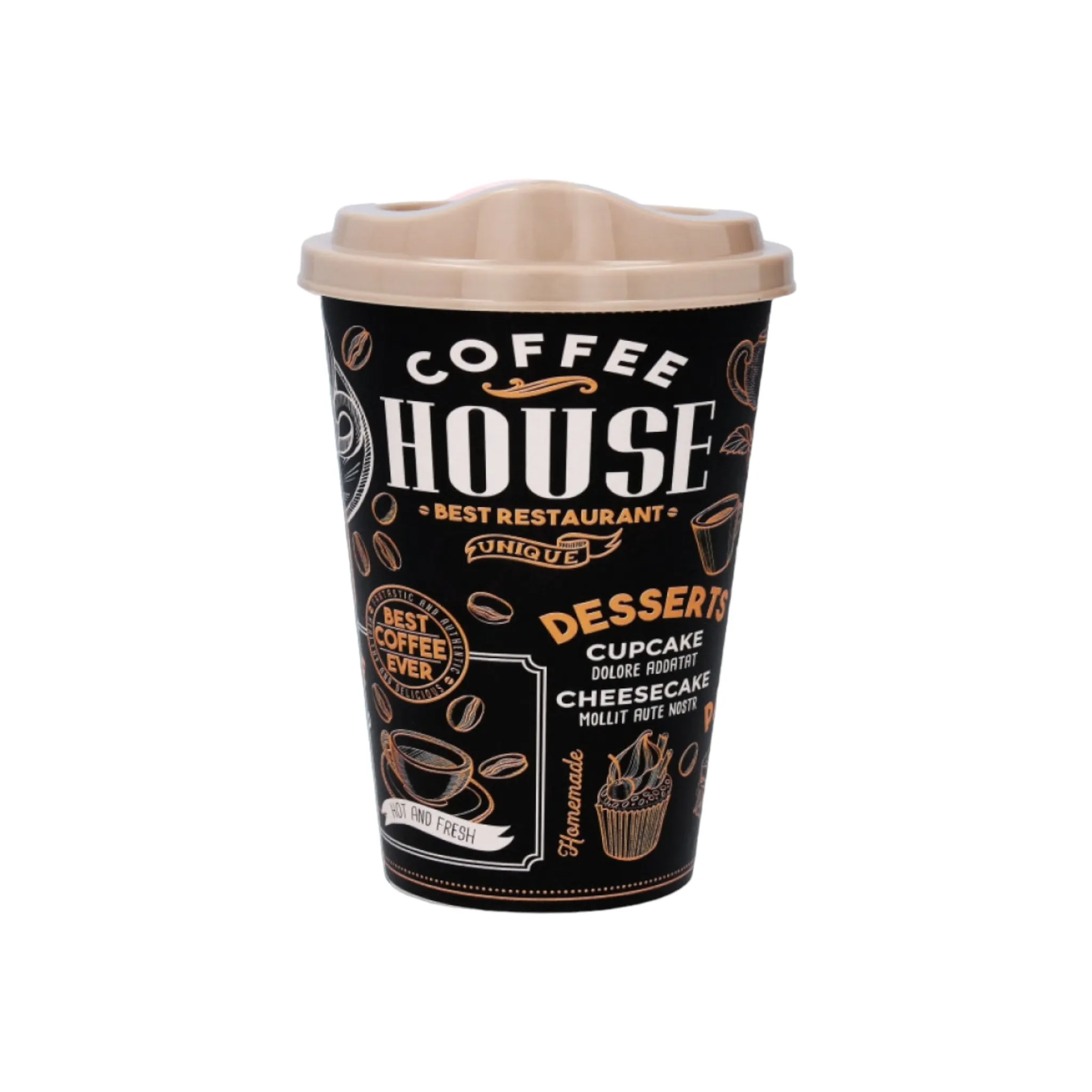 Hobby Life Reusable Takeaway Coffee Cup To Go 500ml