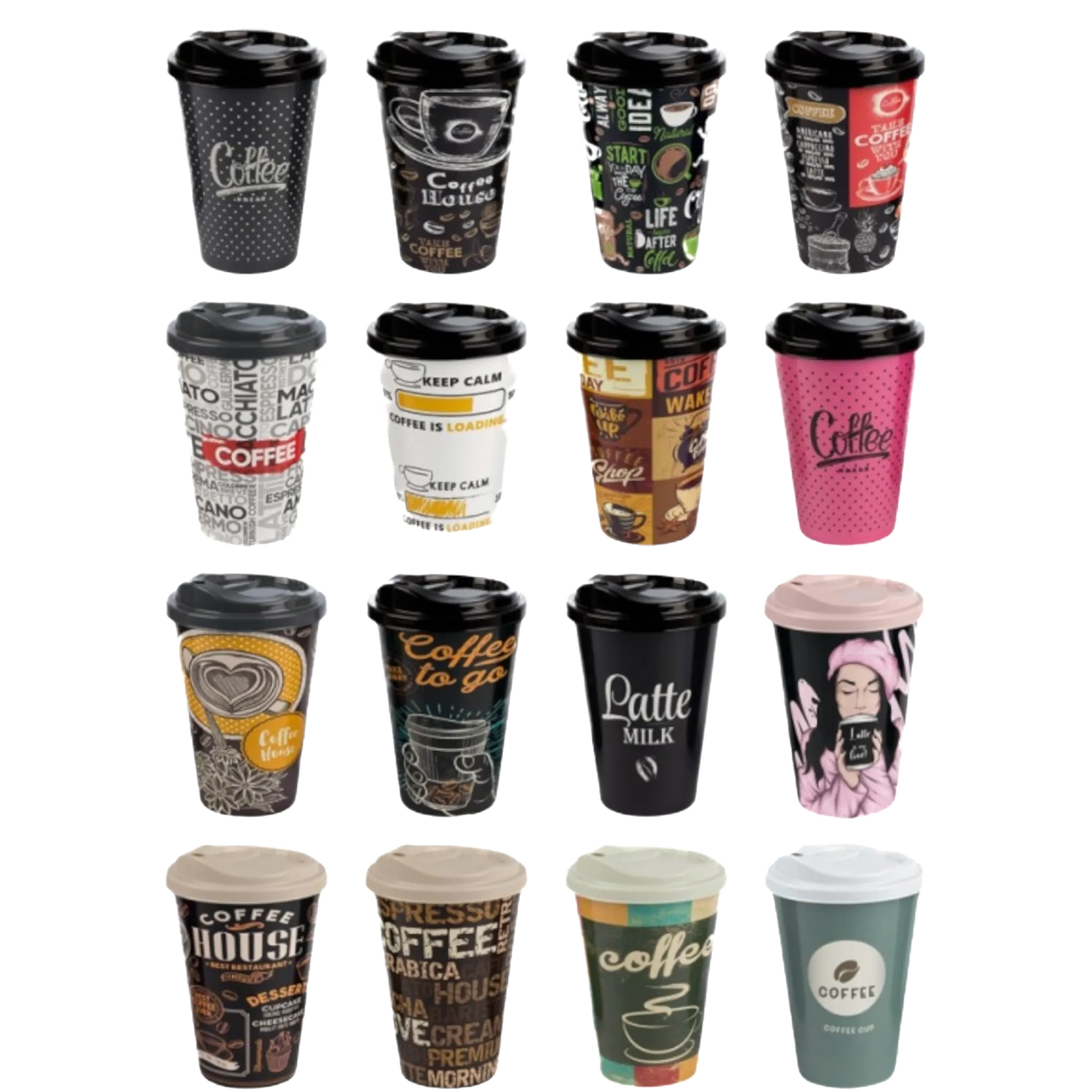 Hobby Life Reusable Takeaway Coffee Cup To Go 500ml