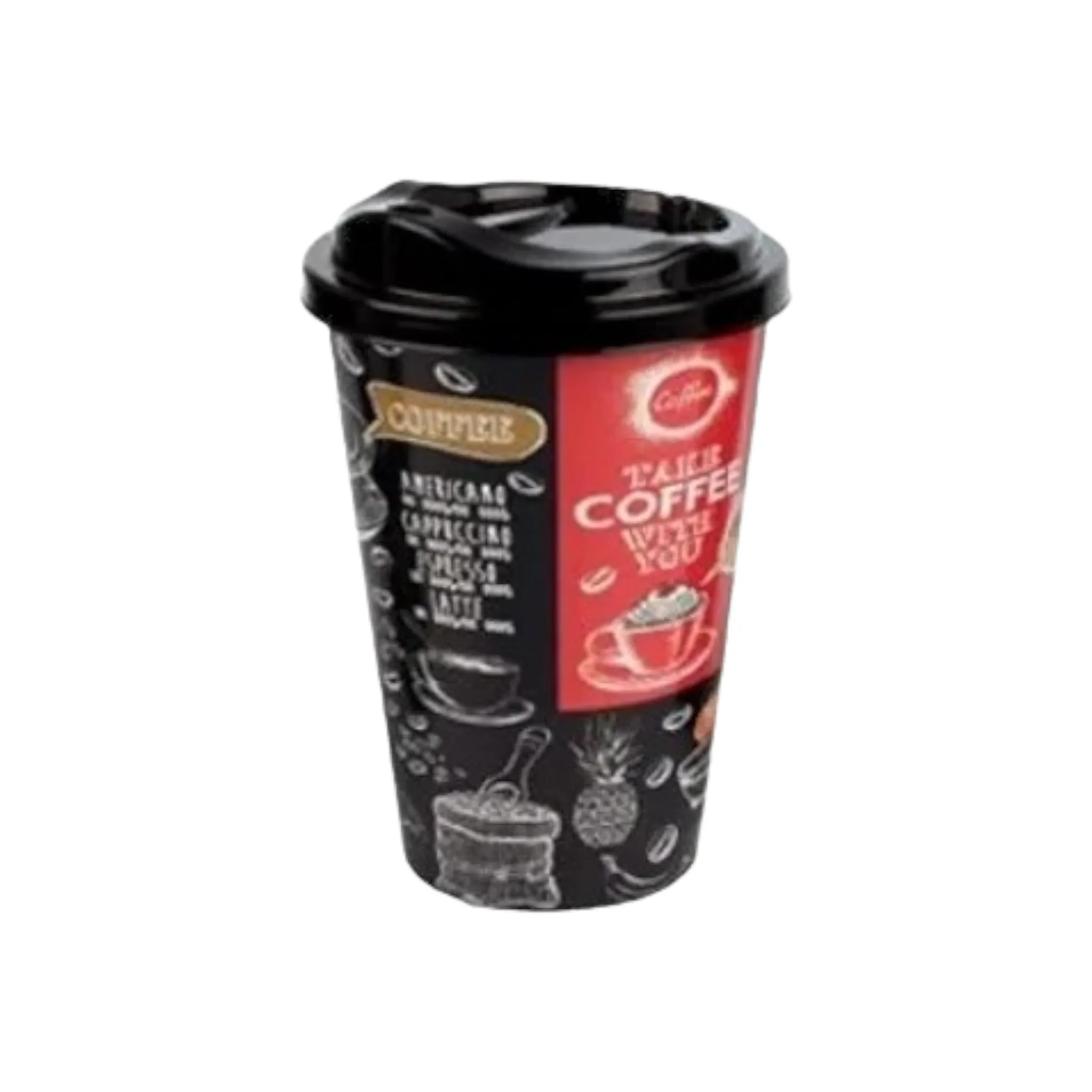 Hobby Life Reusable Takeaway Coffee Cup To Go 500ml