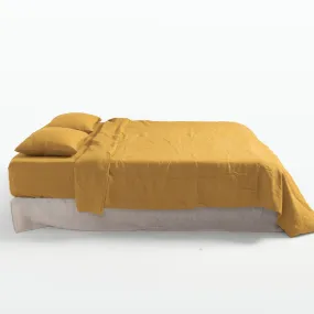 Honey Linen Duvet Cover Set (3 pcs)