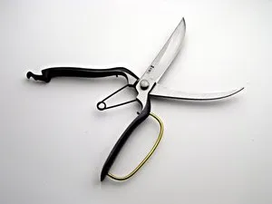 HONMAMON "HANAKUMAGAWA" One Hand Gardening Shears with Hand Guard 270mm Made in Japan, Single Edge