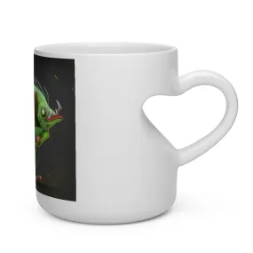 Hook Lung Jaw Heart Shape Mug