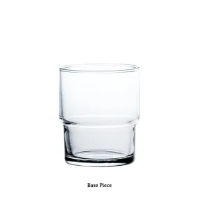 HS Stackable Clear Tumbler Glass