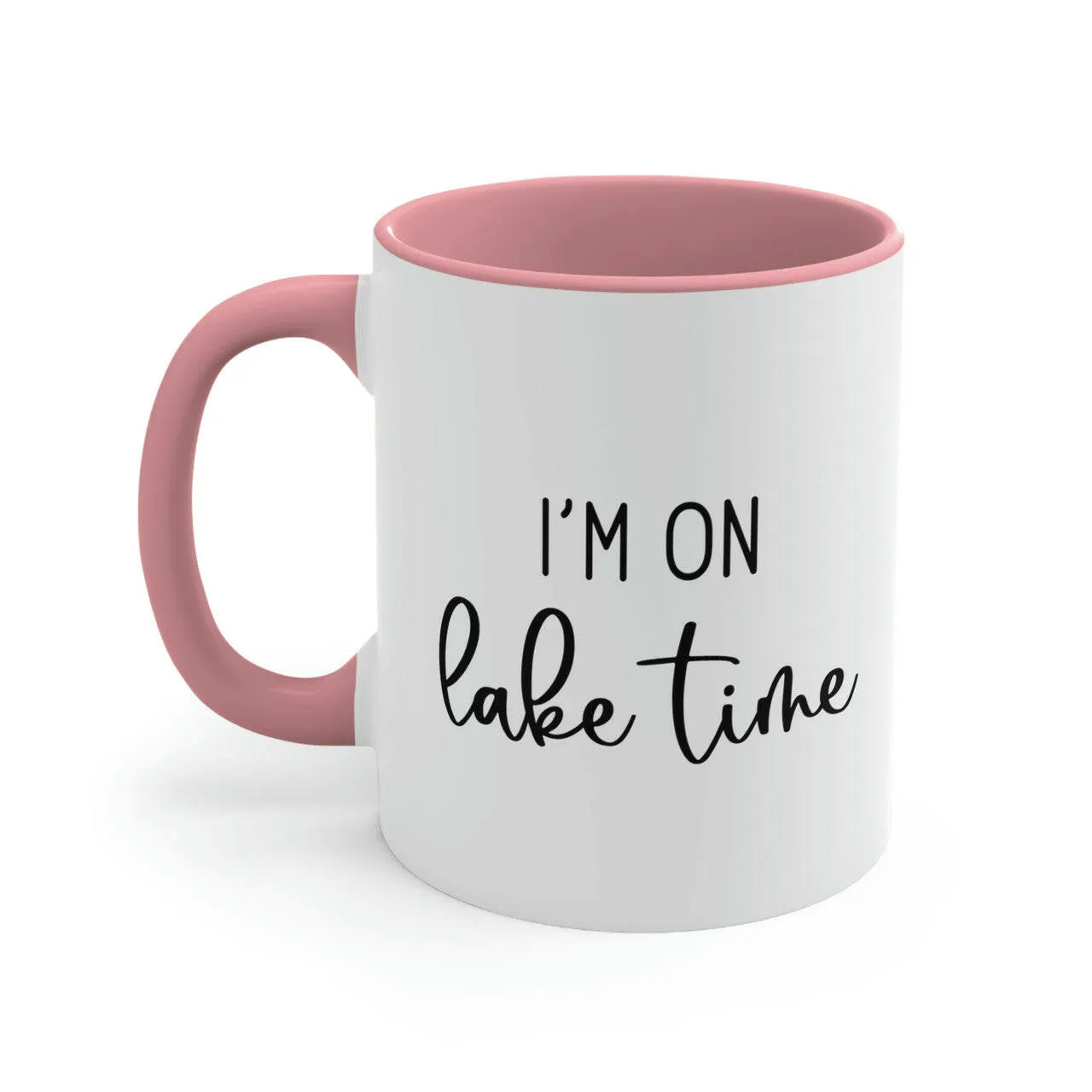 I'm On Lake Time Ceramic Beach Coffee Mug, 5 Colors