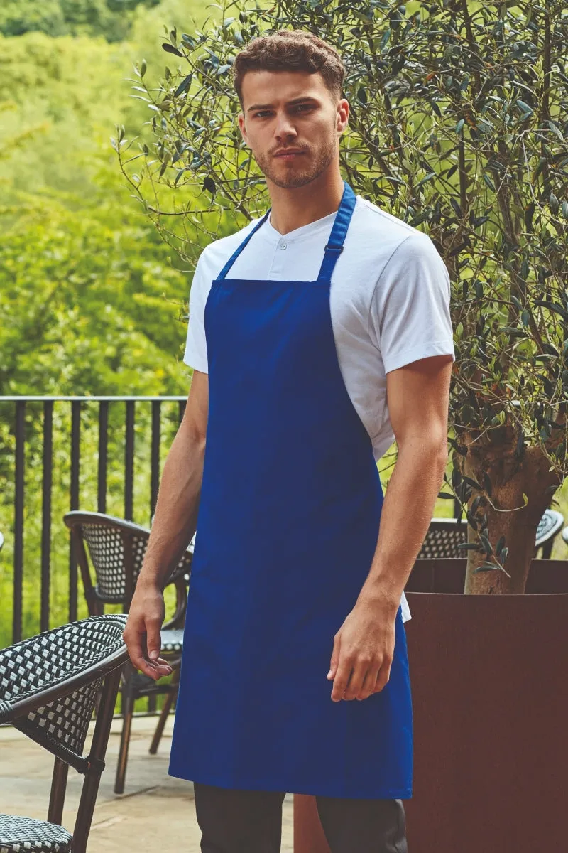 Indigo Denim Sustainable Bib Apron (No Pockets)