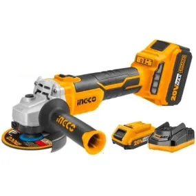 Ingco CAGLI2010082 20V Cordless Li-Ion Angle Grinder 20V