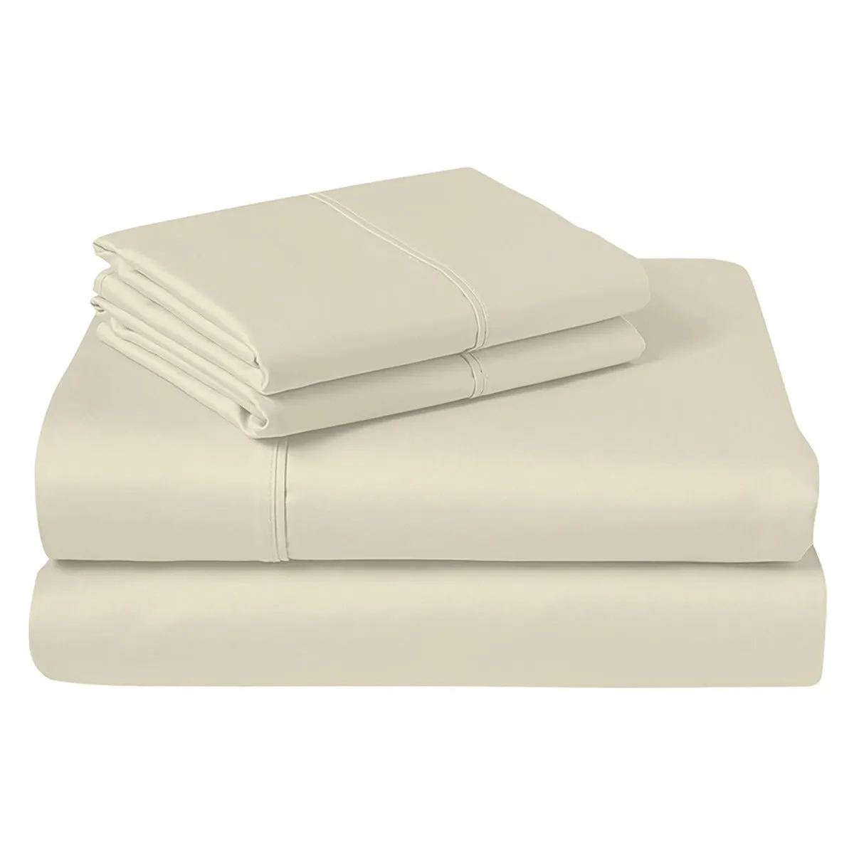 Jenny McLean Style De Vie 1000TC Cotton Sheet Set - Plaster