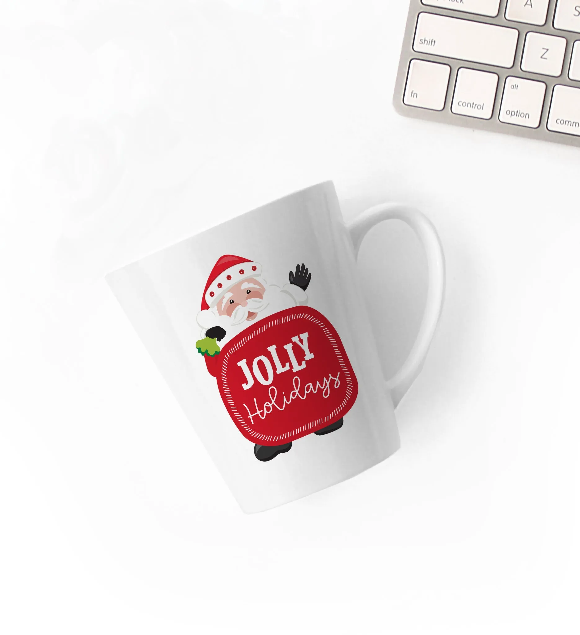 Jolly Santa Christmas Coffee Mug