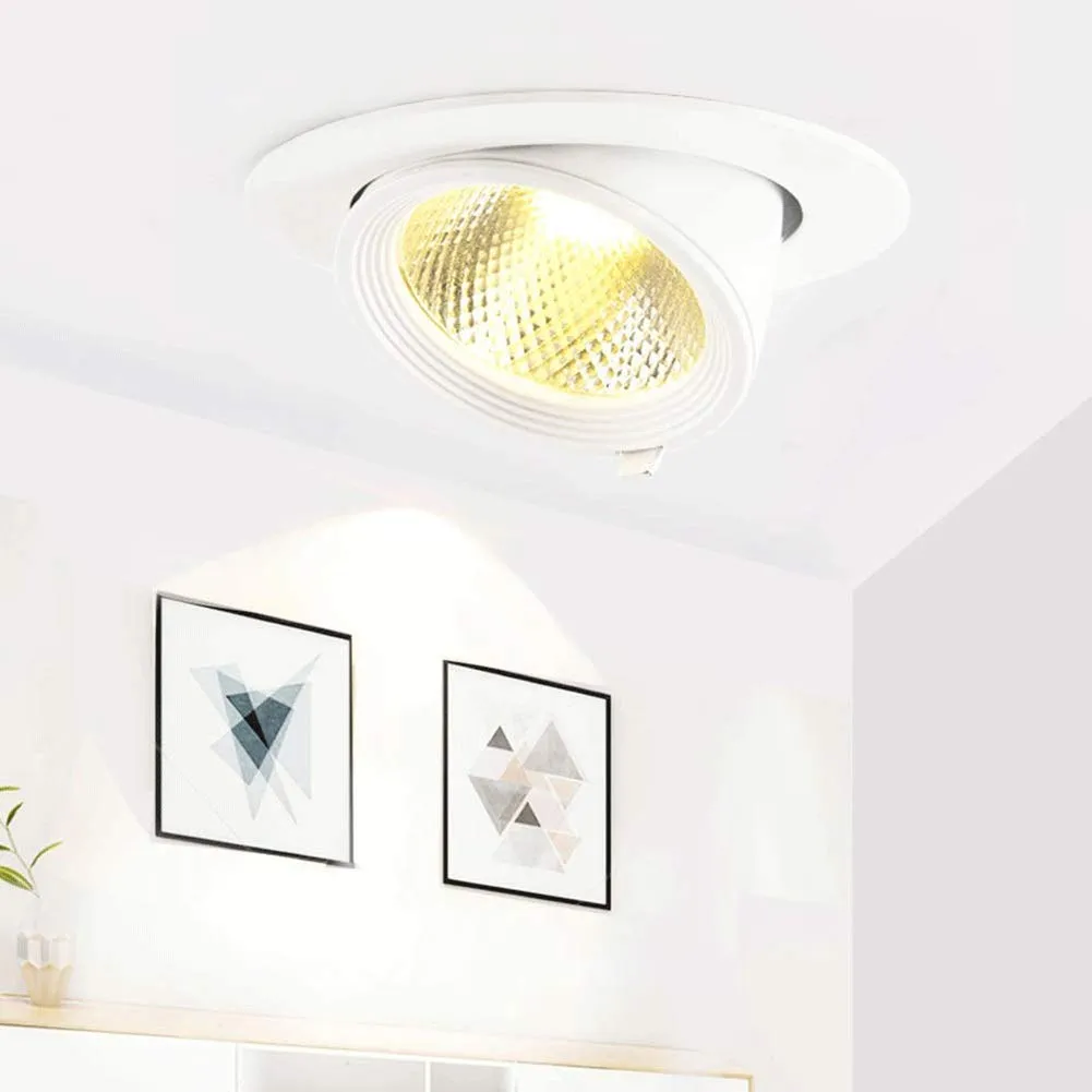 JustLED - Recessed 45° Adjustable Angle COB Stretch Downlight