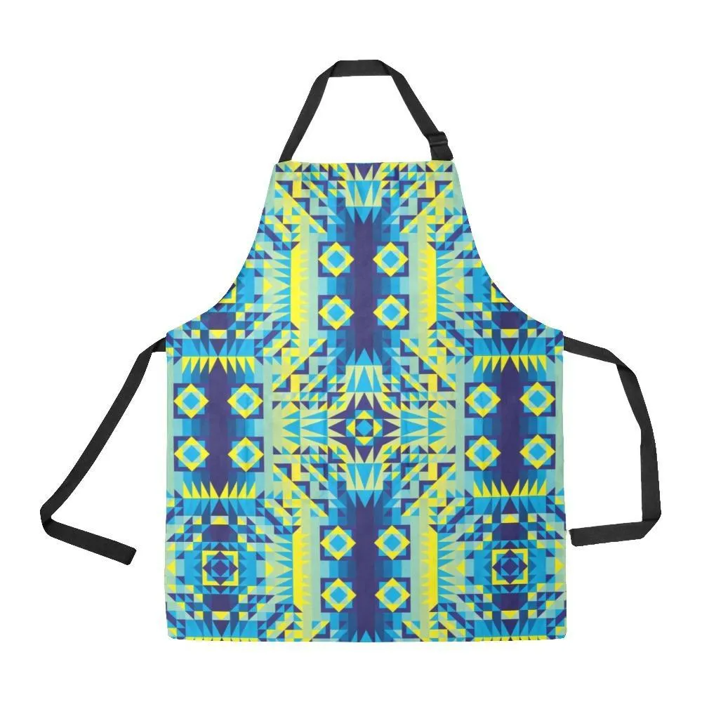 Kaleidoscope Jaune Bleu Apron