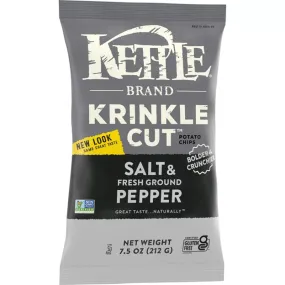 KETTLE BRAND POTATO CHIPS - SALT & FRESH GROUND PEPPER