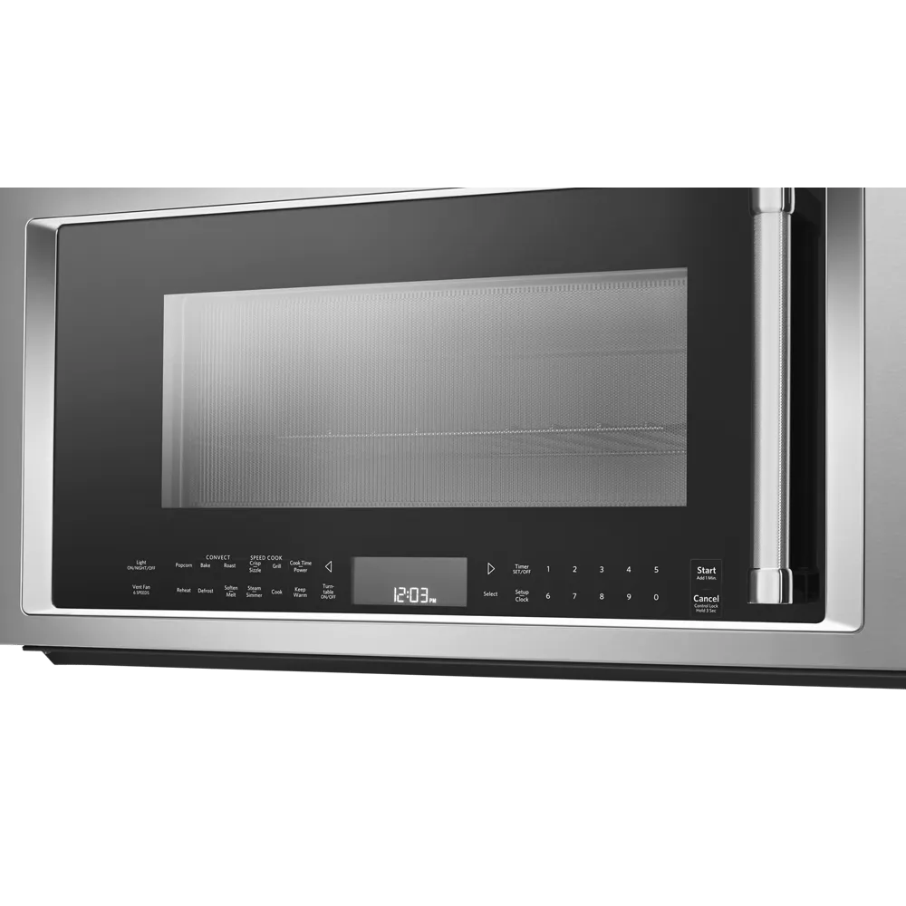 Kitchenaid KMHP519ESS 30" 1200-Watt Microwave Hood Combination with Convection Cooking