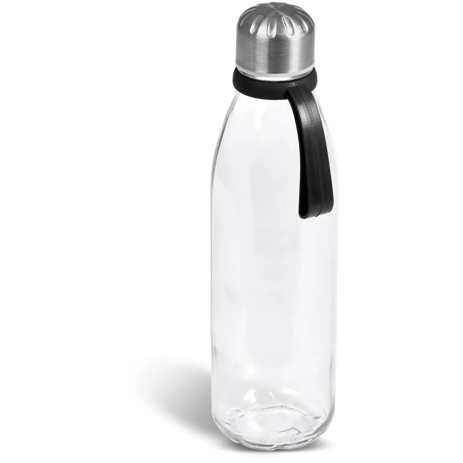 Kooshty Loopy Glass Water Bottle 650ml - Black (KOOSH-9200-BK)