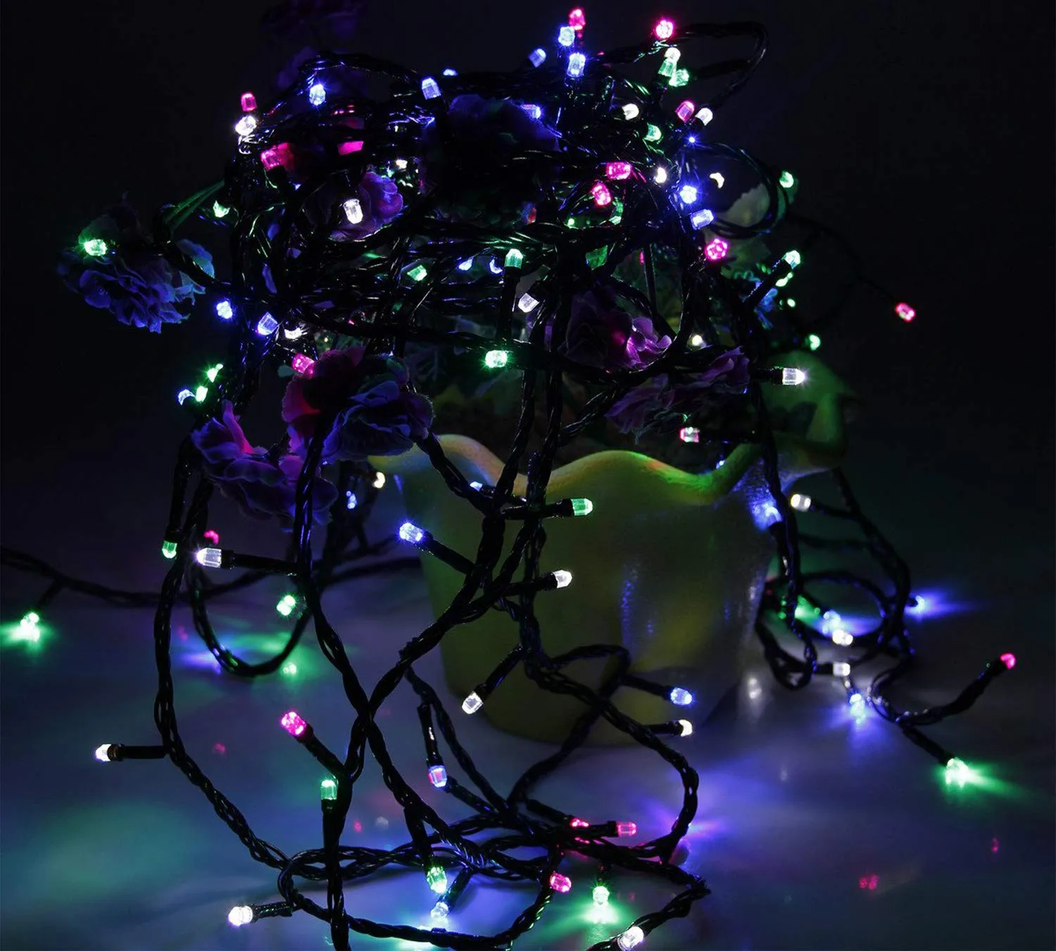 Kuber Industries 3 Pieces 15 Meter Diamond LED's Waterproof Fairy Decorative String Light - Red Green Blue - Decoration Indoor/Outdoor for Party Wedding Diwali -CTKTC22983