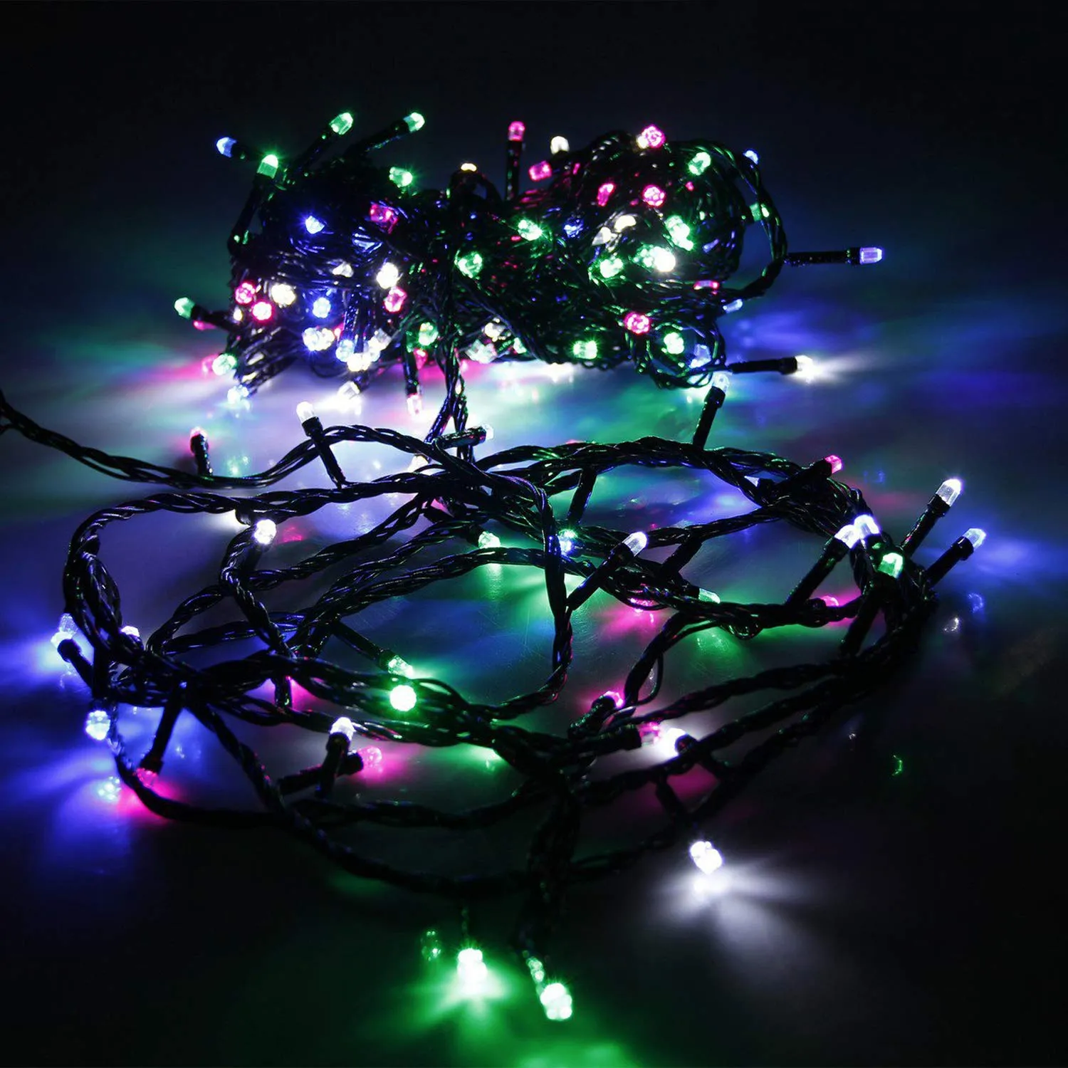 Kuber Industries 3 Pieces 15 Meter Diamond LED's Waterproof Fairy Decorative String Light - Red Green Blue - Decoration Indoor/Outdoor for Party Wedding Diwali -CTKTC22983