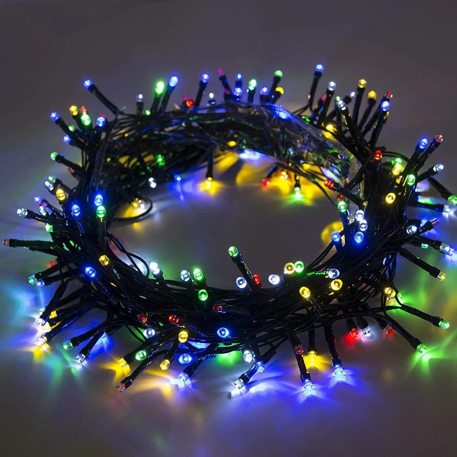 Kuber Industries 3 Pieces 8 MM 15 Meter LED's Waterproof Fairy Decorative String Light - Red Green Blue - Decoration Indoor/Outdoor for Party Wedding Diwali -CTKTC23016