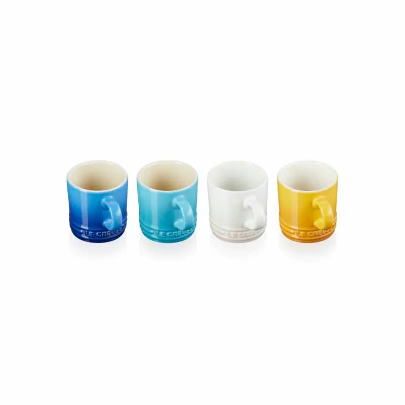 Le Creuset Riviera Espresso Mugs 0.1L (Set of 4)